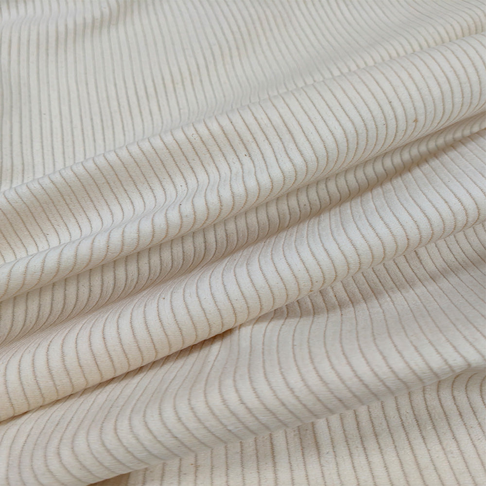 6 WALES NATURAL CARDUORY UNPROCESSED GREIGE FABRIC - 60" - 295 GSM
