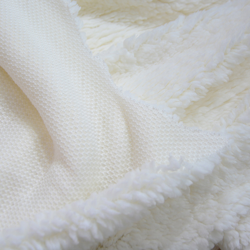 100% POLYESTER SINGLE SIDE CORA FABRIC (FUR FABRIC) - GSM - 275
