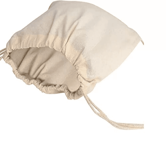 100% COTTON DRAWSTRING BAG ( 14*16 CM )