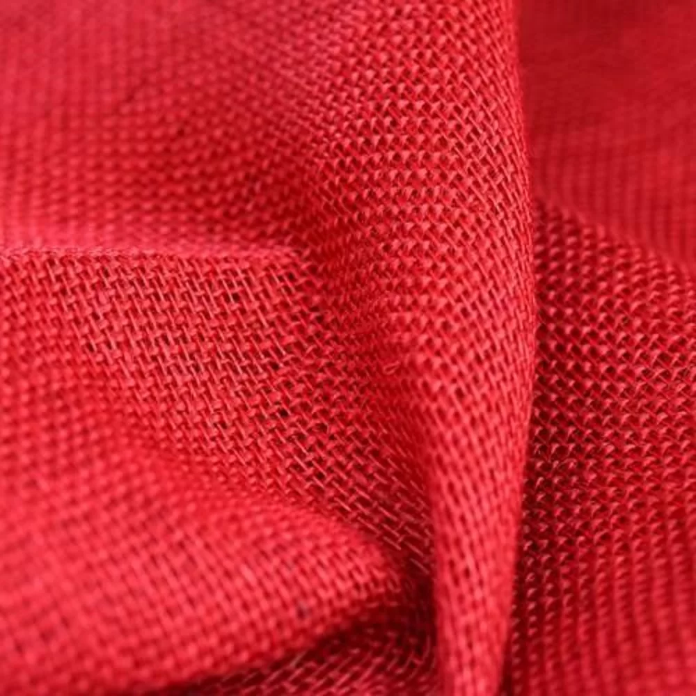 JUTE LAMINATED RED - WIDTH 48 INCH