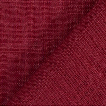 100% PURE LINEN POMEGRANATE COLOUR – WIDTH 58 INCH