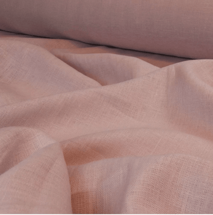 100% PURE LINEN DUSTY ROSE - WIDTH 58 INCH