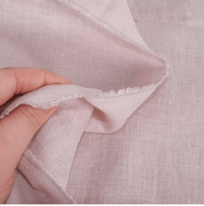 100% PURE LINEN DUSTY ROSE - WIDTH 58 INCH