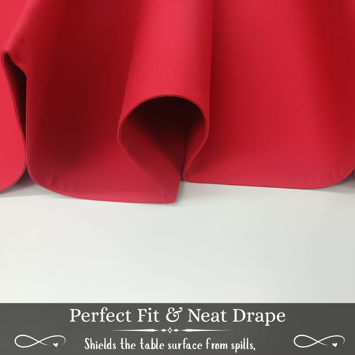 PREMIUM 100% COTTON RED TABLE RUNNER – ELEGANT DINING TABLE DECOR FOR HOME, HOTEL & RESTAURANT