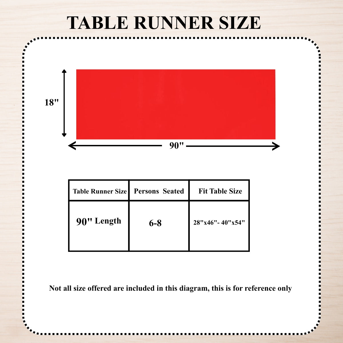 PREMIUM 100% COTTON RED TABLE RUNNER – ELEGANT DINING TABLE DECOR FOR HOME, HOTEL & RESTAURANT