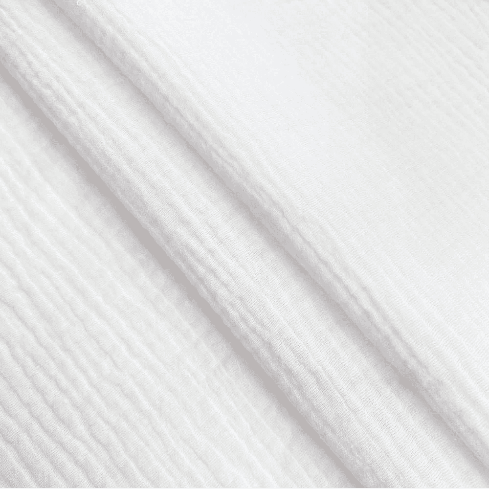 RFD DOUBLE GAUZE MUSLIN FABRIC WITH CRINKLED - WIDTH 50 INCH