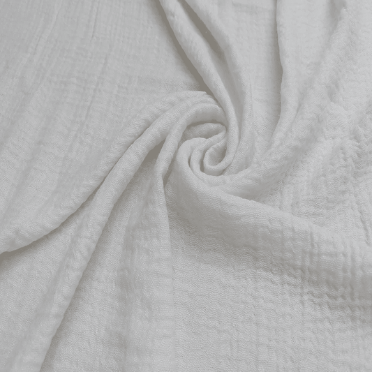 3 LAYER BAMBOO COTTON MUSLIN SWADDLE PREMIUM QUALITY NATURAL COLOUR - 47*47 INCHES